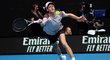 Italský tenista Jannik Sinner bojuje s Novakem Djokovičem o finále Australian Open