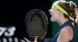 Karolína Muchová řve vzteky v dramatickém závěru semifinále Australian Open
