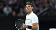 Rafael Nadal se hecuje v semifinále Australian Open proti Rafaelu Nadalovi