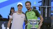 Jannik Sinner a Daniil Medveděv před finále Australian Open