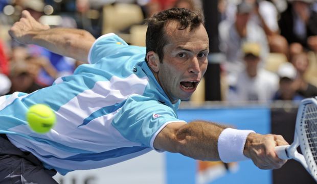 Radek Štěpánek nestačil v prvním kole Australian Open na Iva Karloviče Radek Štěpánek nestačil v prvním kole Australian Open na Iva Karloviče