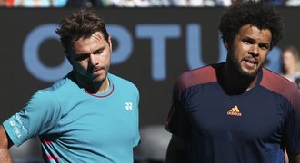 Bizarní přestřelka. Wawrinka se hádal s Tsongou, kdo na koho víc zírá