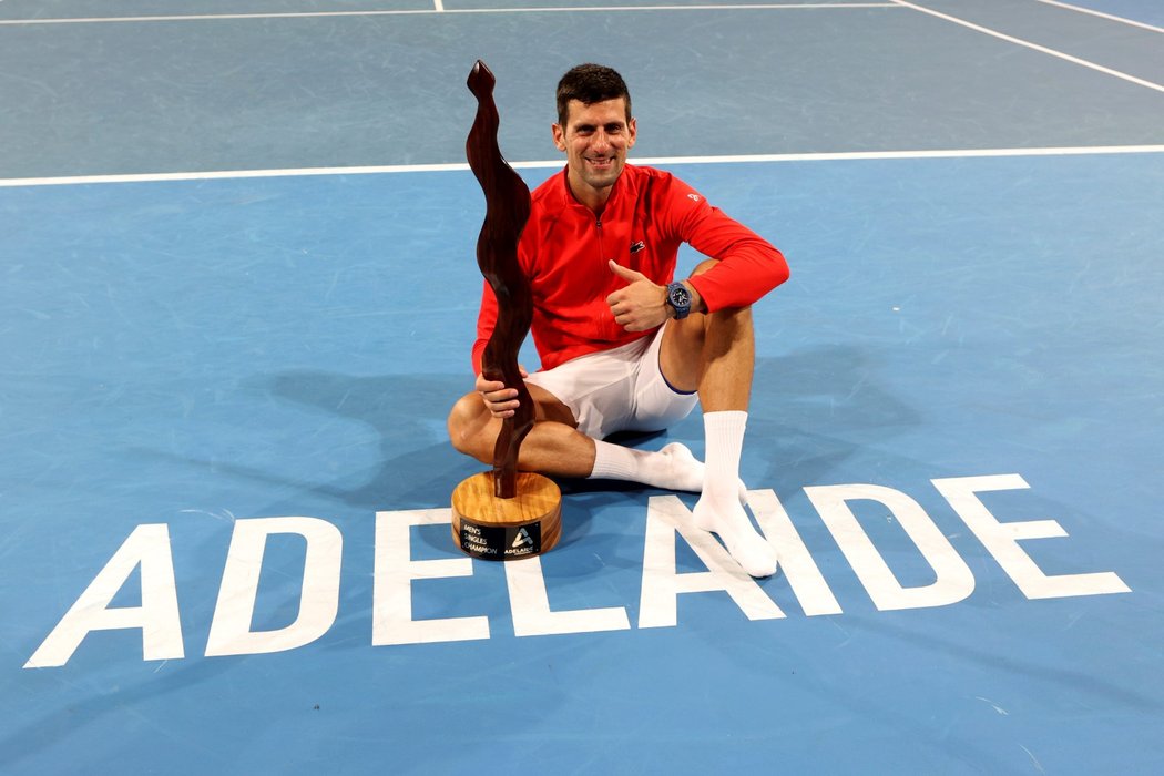 Novak Djokovič ovládl turnaj v Adelaide