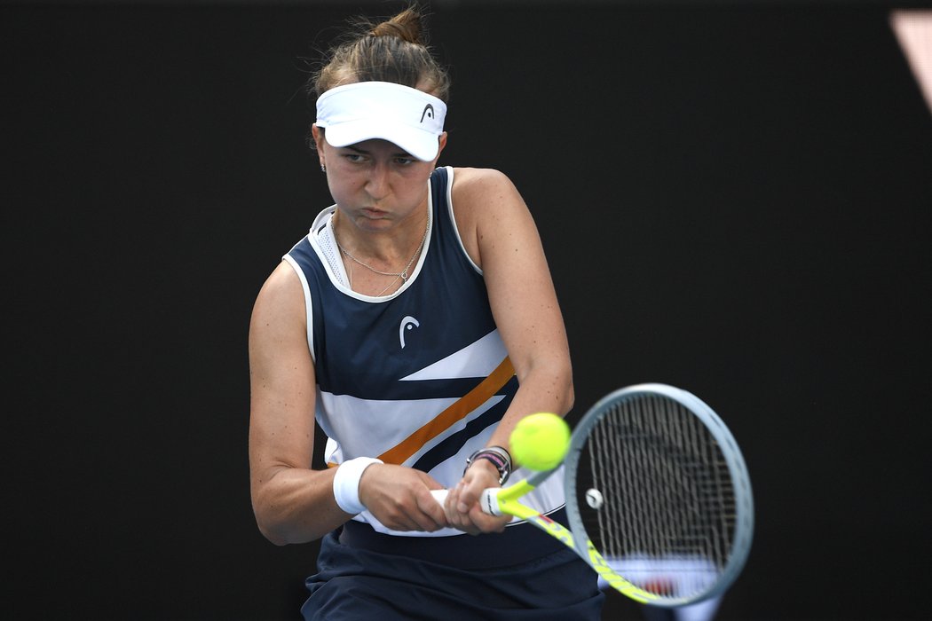 Barbora Krejčíková vstoupila do Australian Open Suverénně