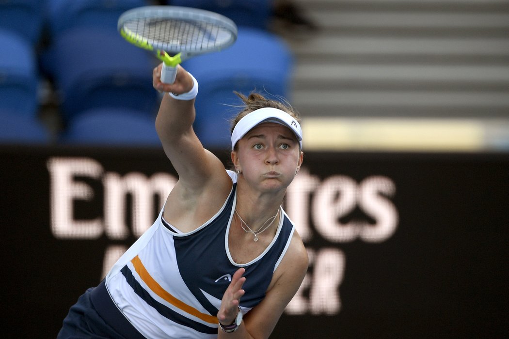 Barbora Krejčíková vstoupila do Australian Open Suverénně