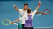 Barbora Krejčíková a Nikola Mektič získali titul na Australian Open ve smíšené čtyřhře