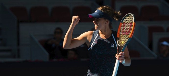 Barbora Strýcová na turnaji v Pekingu