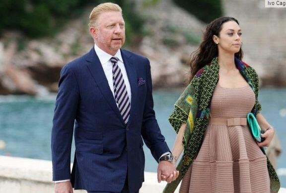 Na svatbu Novaka Djokoviče se přišel podívat i legendární tenista Boris Becker se svou manželkou