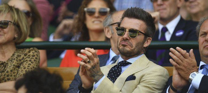 Bitvu Rogera Federera s Rafaelem Nadalem sledoval i David Beckham