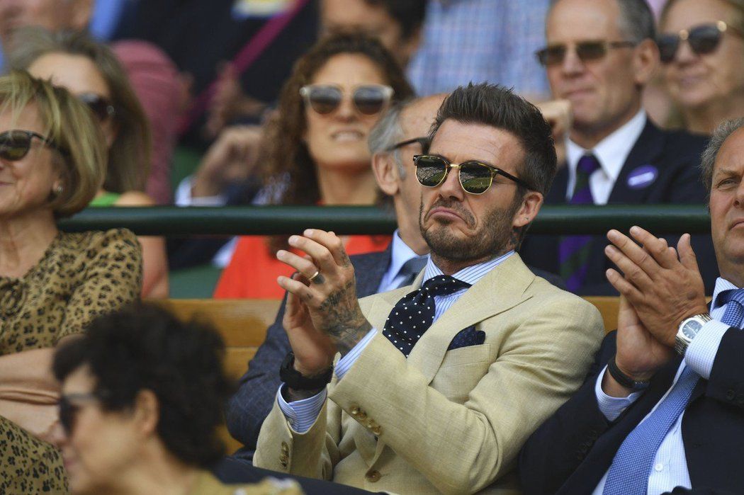David Beckham sledoval bitvu Rogera Federera s Rafaelem Nadalem