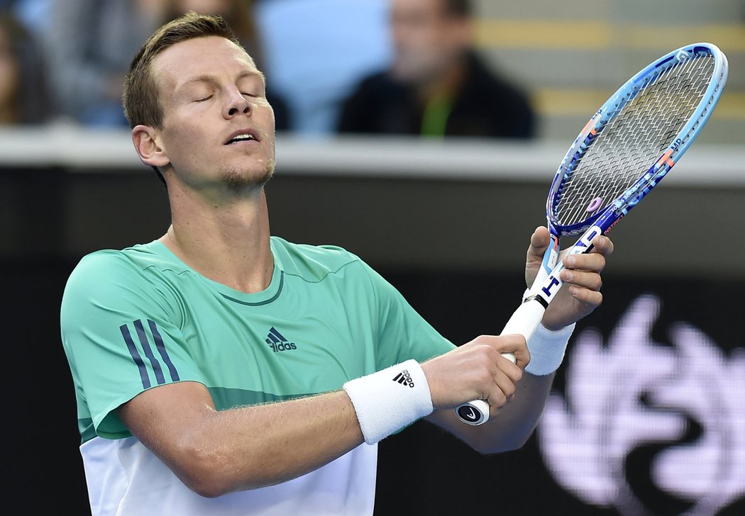 Tomáš Berdych udělal v zápase řadu nevynucecých chyb