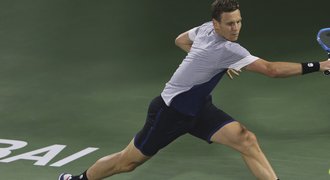 Berdych v Dubaji končí. Po boji nestačil na Čoriče, rozhodl tie-break