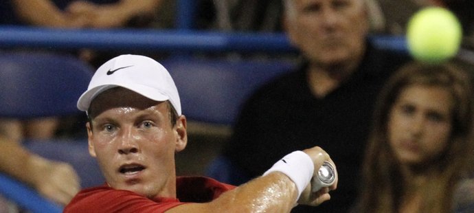 Tomáš Berdych se na postup nadřel.