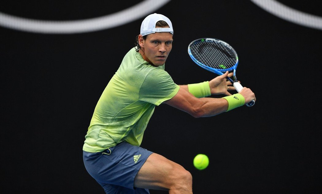 Tomáš Berdych smetl hladce ve třech setech Juana-Martina Del Potra a zahraje si osmifinále Australin Open