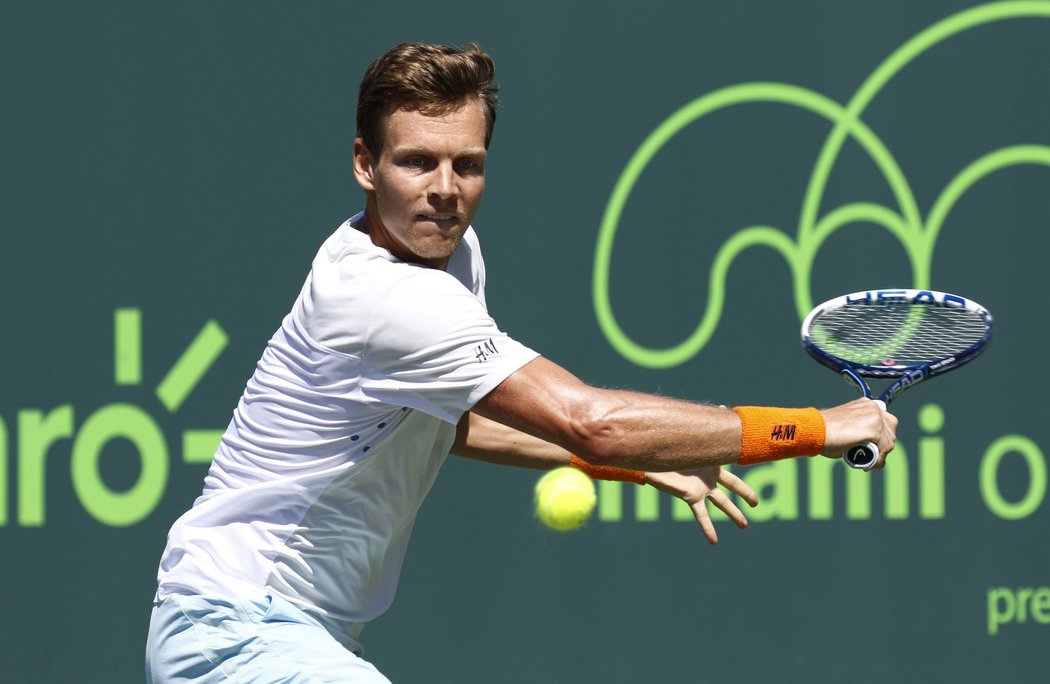 Tomáš Berdych si zahraje v Miami čtvrtfinále