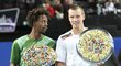 Finalisté turnaje v Montpellieru, Tomáš Berdych a Gael Monfils