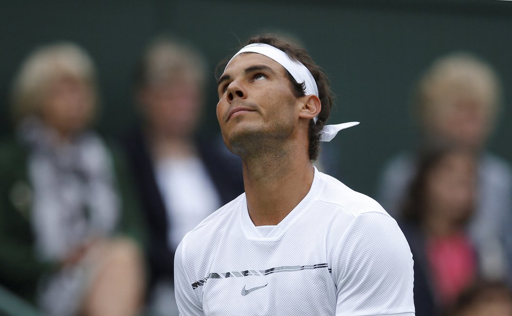 Rafael Nadal nebyl se svým výkonem spokojen