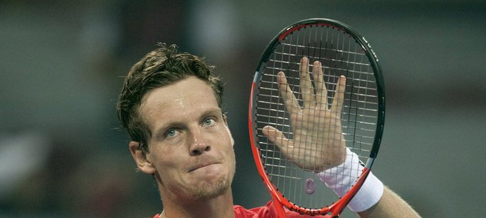 Tomáš Berdych na turnaji v Šanghaji skončil ve třetím kole