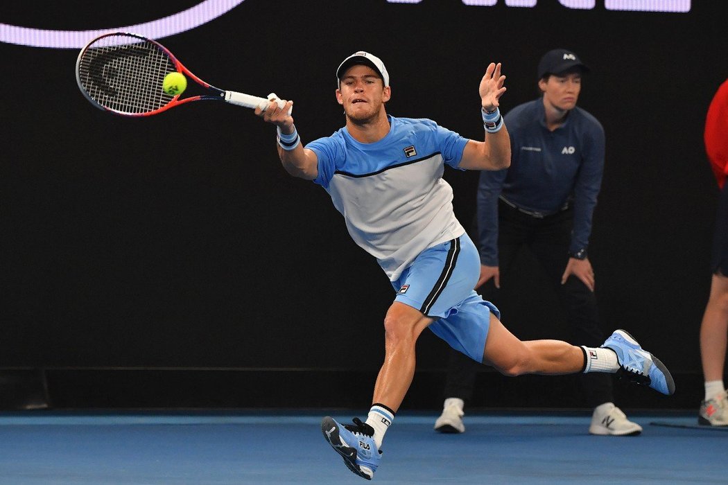 Argentinec Schwartzman vzal jako první na Australian Open Tomáši Berdychovi set.