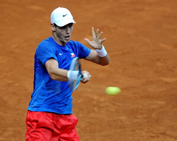Berdych v první setu vládl Berdych v první setu vládl
