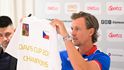 Tomáš Berdych na tiskové konferenci