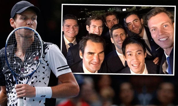 Tomáš Berdych na Turnaji mistrů pořídil nejlepší tenisovou selfie