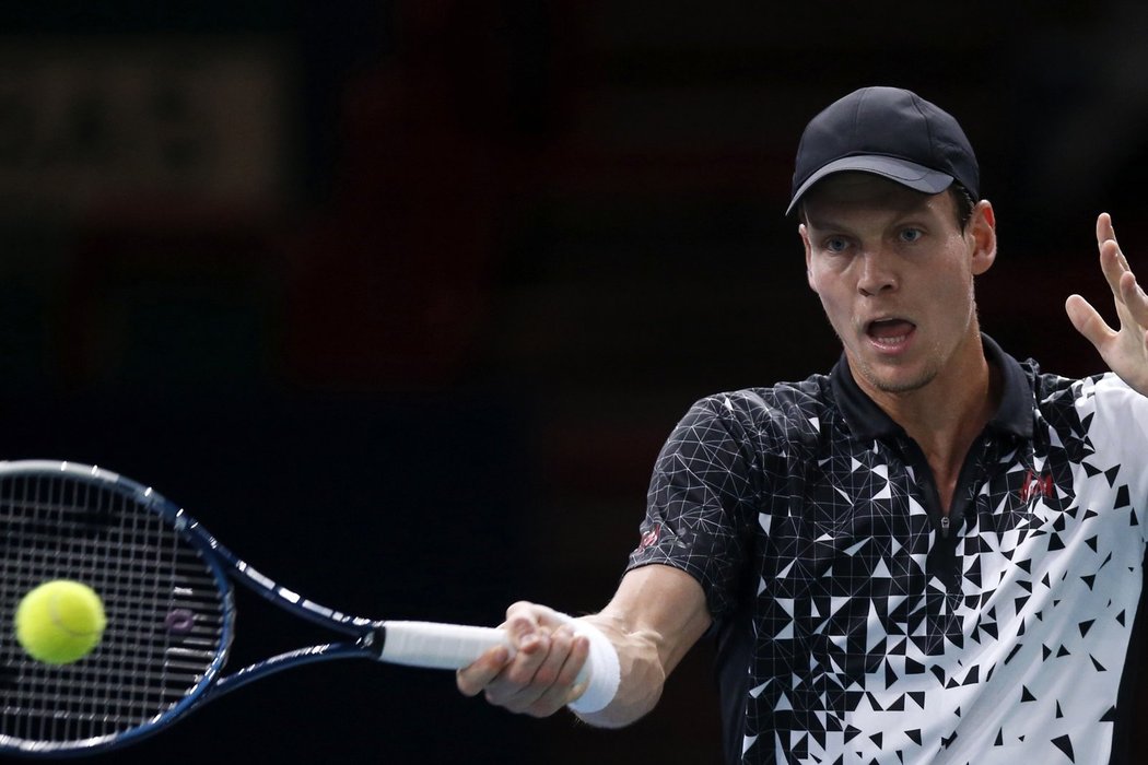 Tomáš Berdych hraje na Turnaji mistrů se Stanem Wawrinkou