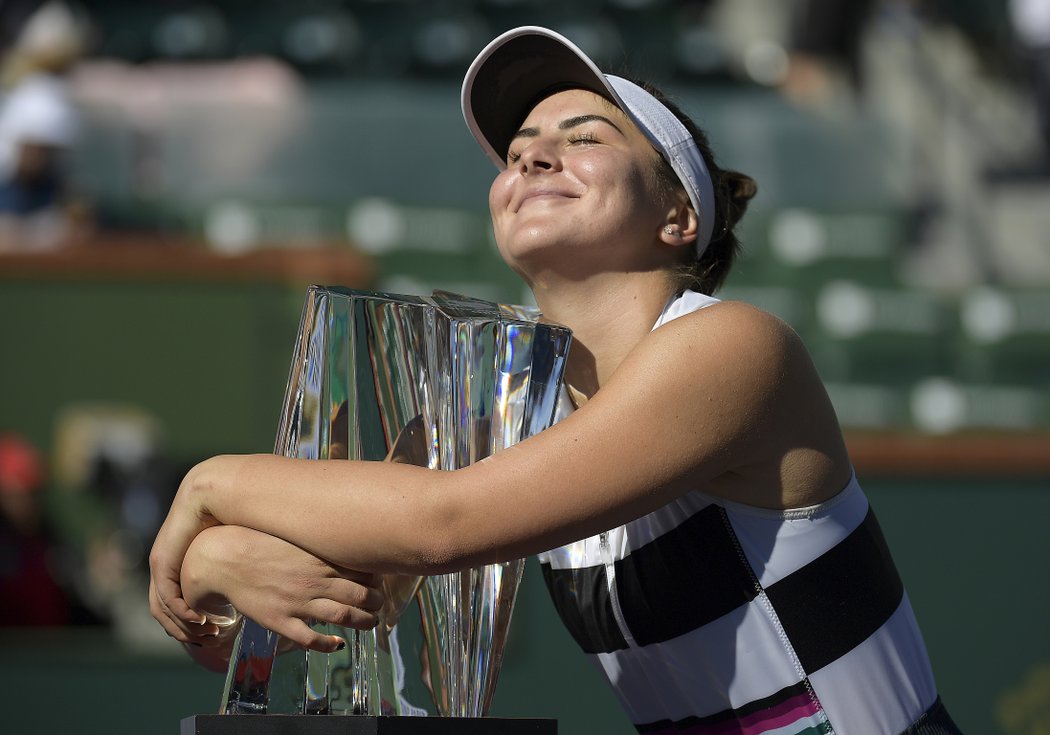 Trofej Bianca Andreescuová mohla v Indian Wells obejmout po finálové výhře nad Angelique Kerberovou