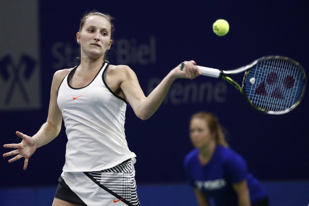 Markéta Vondroušová vyřadila na turnaji v Bielu Kristýnu Plíškovou