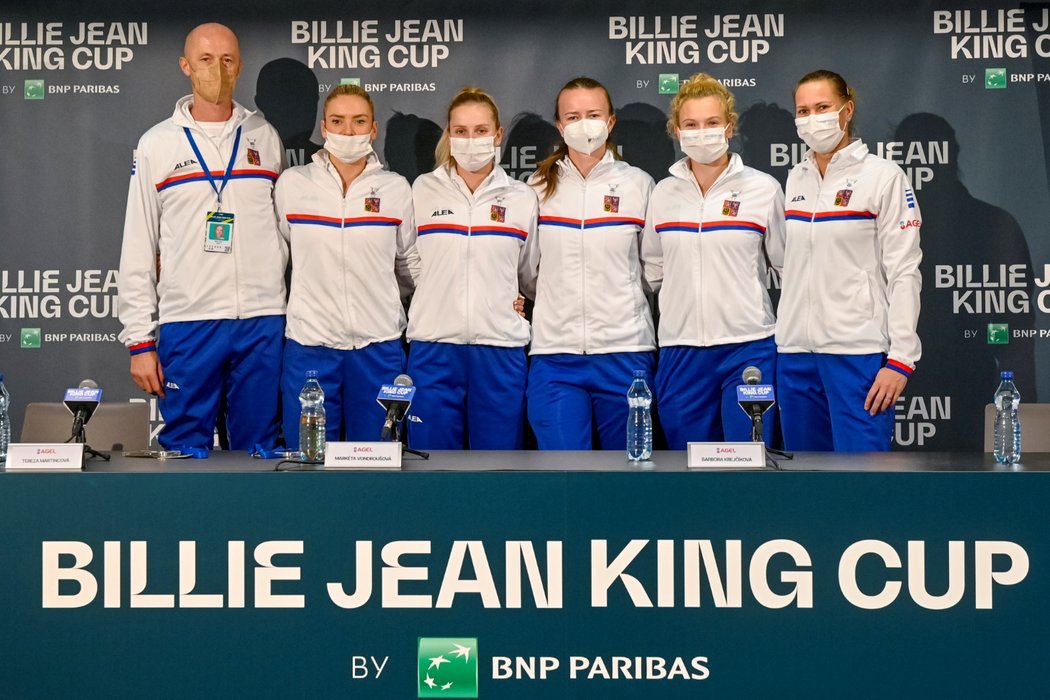 Kompletní český tým pro domácí Billie Jean King Cup 2021