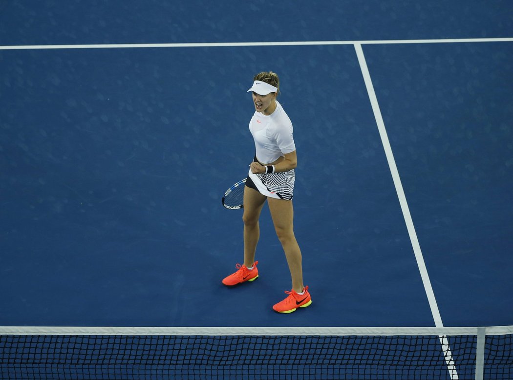 Kanadská tenistka Eugenie Bouchardová se v Austrálii představila v odvážném úboru.
