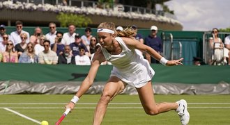 Wimbledon: Tři české postupy. Končí Krejčíková i další Češky