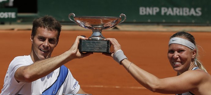 František Čermák vyhrál s Lucií Hradeckou smíšenou čtyřhru na French Open (archivní foto)