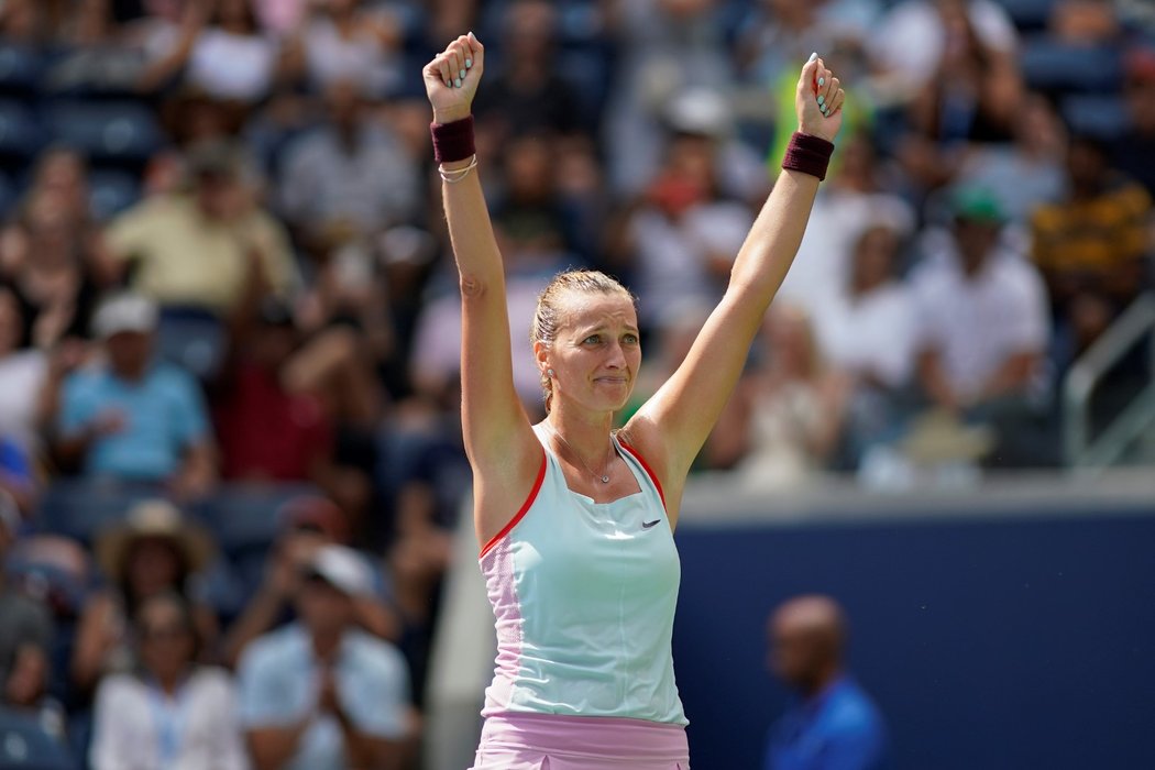 Česká tenistka Petra Kvitová na US open
