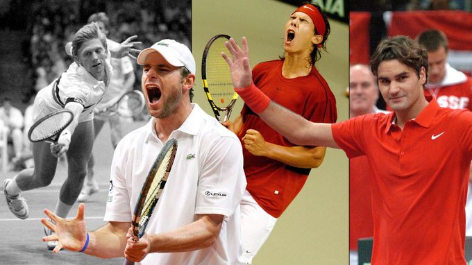 Velikáni na Davis Cupu v Česku: Antukový superman, postrah Roger i Bum Bum Becker Velikáni na Davis Cupu v Česku: Antukový superman, postrah Roger i Bum Bum Becker