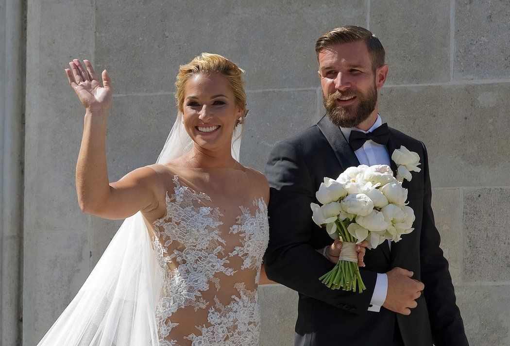Dominika Cibulková na své svatbě oslnila všechny