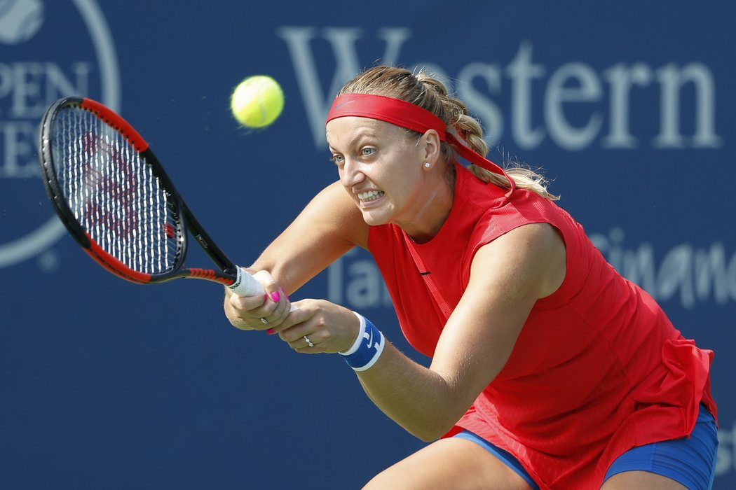 Česká tenistka Petra Kvitová postoupila na turnaji v Cincinnati do druhého kola