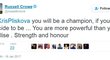 Russell Crowe tweetoval na zeď Kristýny Plíškové