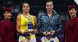 První a druhá nejlepší žena prestižního turnaje v Dauhá. Aryna Sabalenková přemohla Petru Kvitovou.