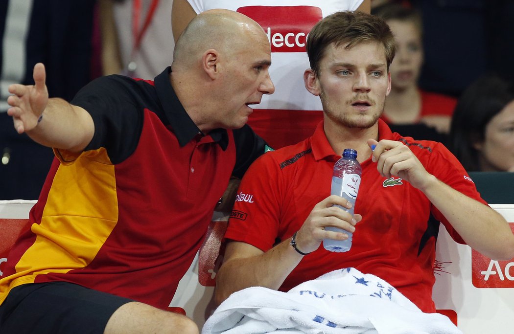 David Goffin na svého soupeře zbraň nenašel.