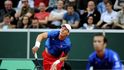 Tomáš Berdych na servisu