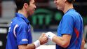 Berdych a Štěpánek při čtyřhře
