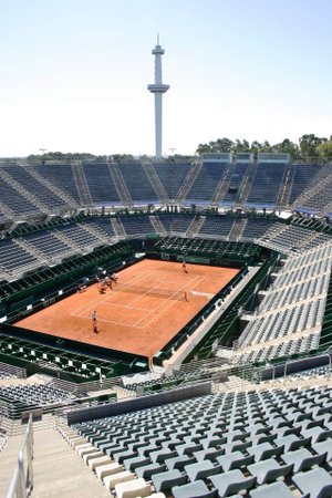 Parque Roca. V tomhle kotli odehrají čeští tenisté semifinále Davisova poháru