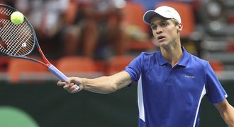 Davis Cup: Bosna - Česko 0:2. Skvělý debut Forejtka potvrdil Veselý
