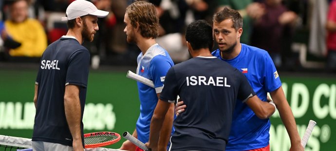 Davis Cup: Česko - Izrael 4:0. Postup je doma, soupeř čtyřhru skrečoval