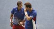 Radek Štěpánek (vlevo) a Tomáš Berdych i v Německu předvedli, že v Davis Cupu nemají ve čtyřhře konkurenci
