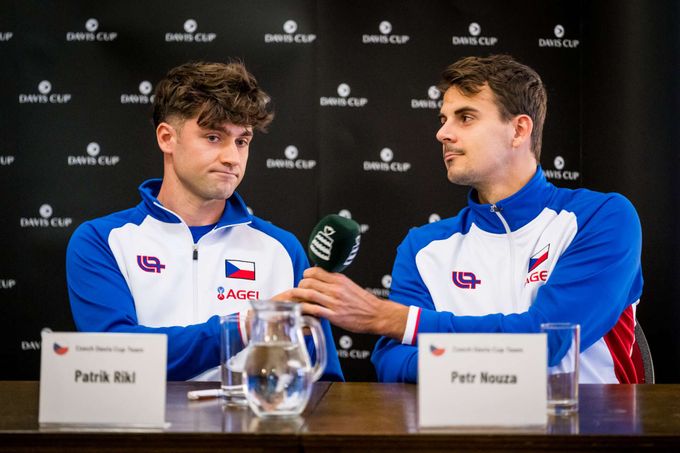 Nouza & Rikl, nový trumf pro Davis Cup: Vzpomínáš, jak jsi mi dal 6:0, 6:0? Nouza & Rikl, nový trumf pro Davis Cup: Vzpomínáš, jak jsi mi dal 6:0, 6:0?