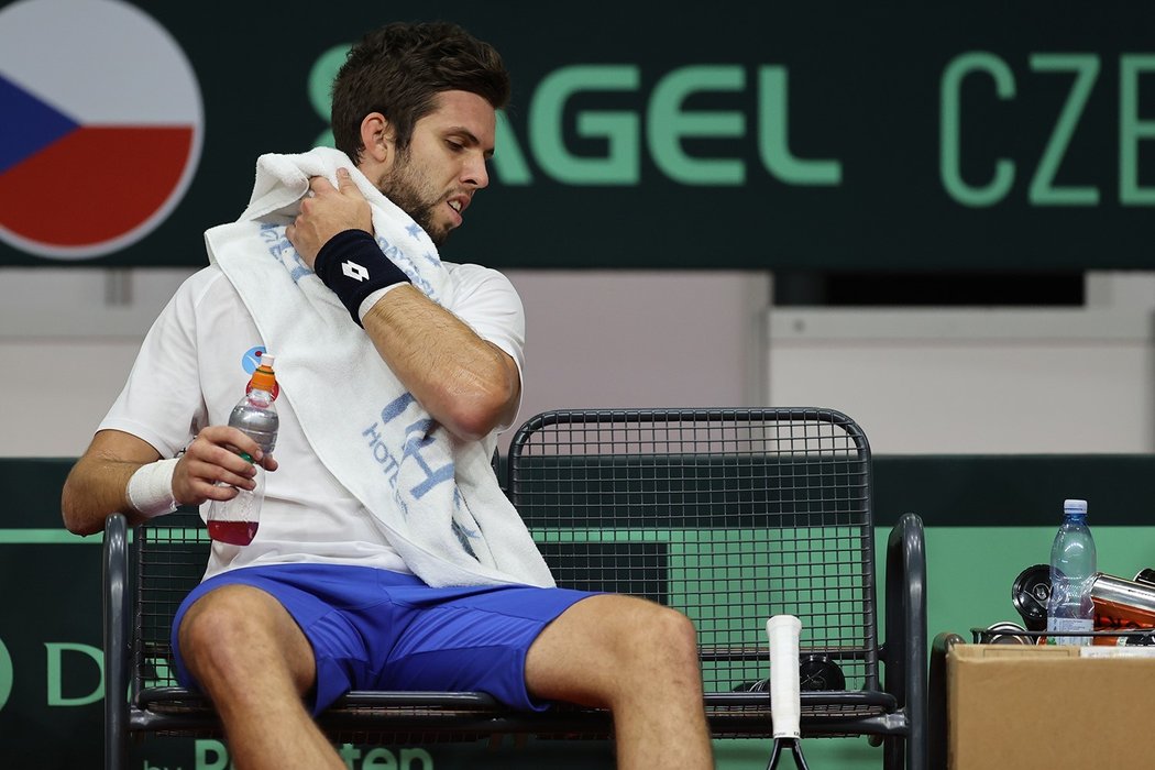 Český tenista Jiří Veselý bojoval často s tím, že v Davis Cupu nepředvedl svůj nejlepší možný výkon