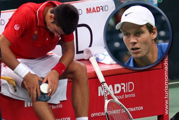 Djokovičovo zranění? No comment, říká Tomáš Berdych Djokovičovo zranění? No comment, říká Tomáš Berdych