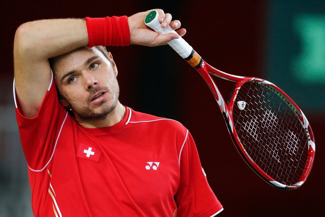 Hrát tenis více než sedm hodin v kuse, to dá člověku pořádně zabrat. Na snímku Stanislas Wawrinka